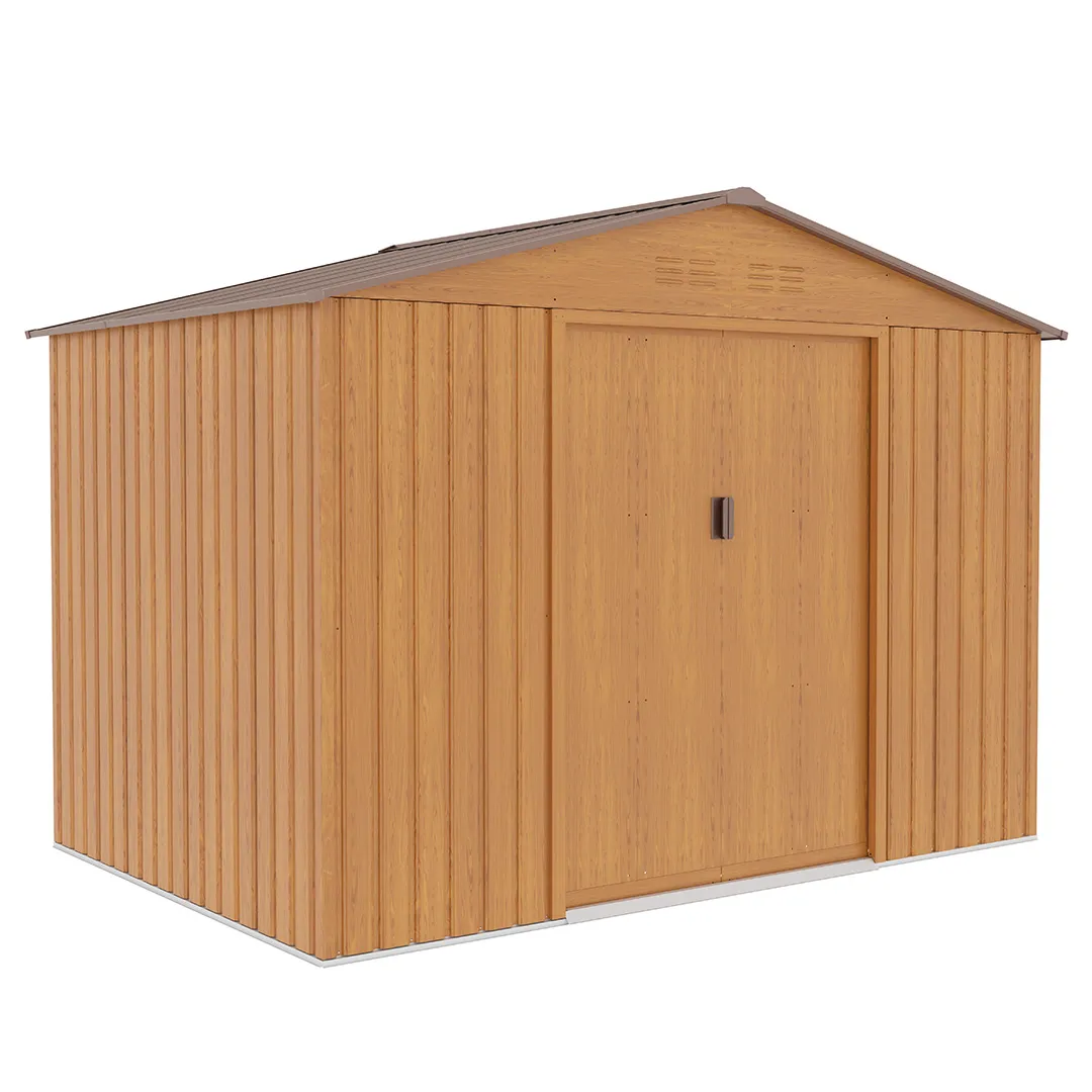 Abri de jardin mÃ©tal imitation bois 5,29 m2