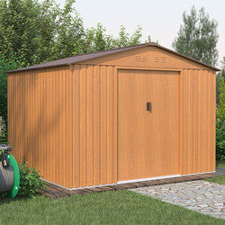 Abri de jardin métal imitation bois 7,06 m2 - OOGarden