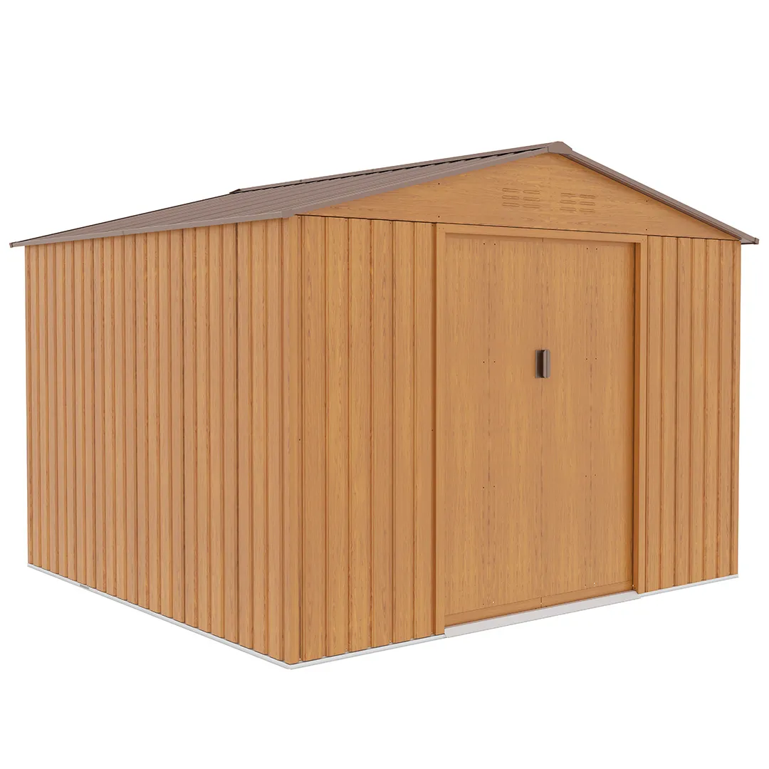 Abri de jardin mÃ©tal imitation bois 7,06 m2