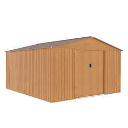 Abri de jardin métal imitation bois 12.99 m2 - OOGarden