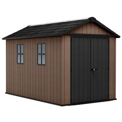 Abri De Jardin Modulable Newton Plus 7511/1175 Résine Bois - 8,05 m² - KETER