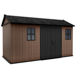 Abri De Jardin Modulable Newton Plus 7513/1375 Résine Bois 9,5 m² - KETER