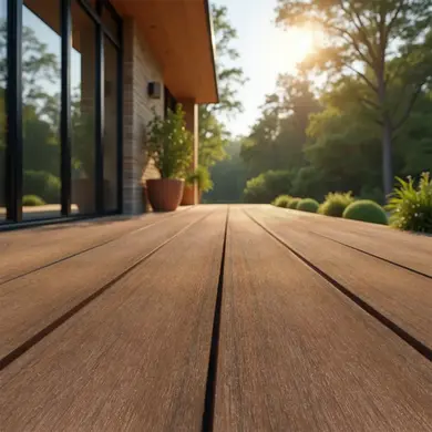 Komplettset 20m2 Terrasse aus co-extrudiertem Verbundholz - OOGarden