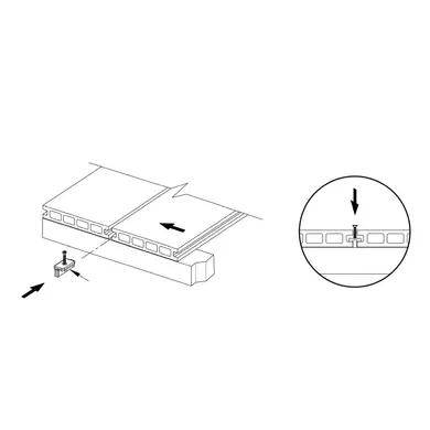 Komplettset 20m2 Terrasse aus co-extrudiertem Verbundholz - OOGarden