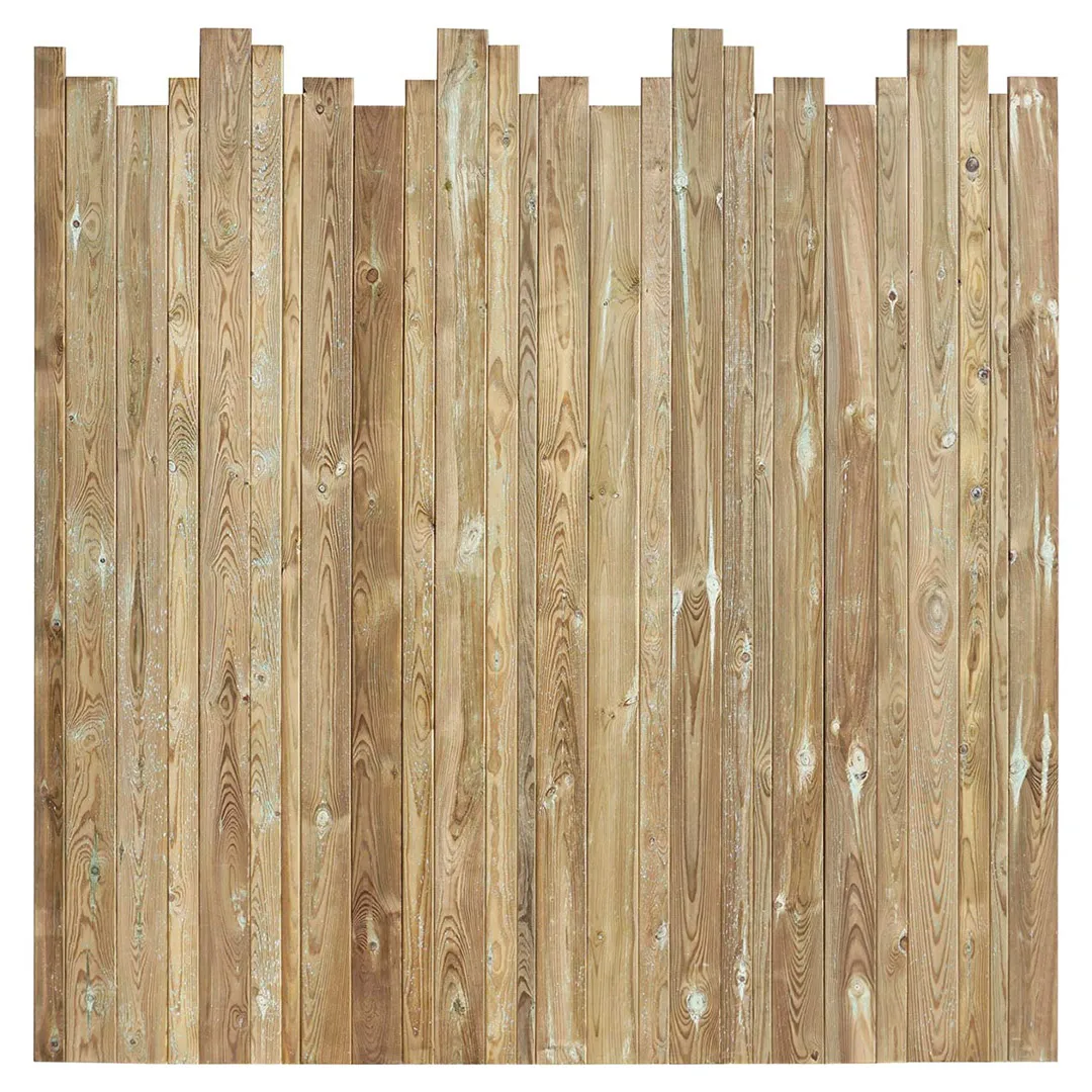 Kit ClÃ´ture Bois Cleveland 1,8m avec Poteaux 7x7 et Supports Ã  Planter
