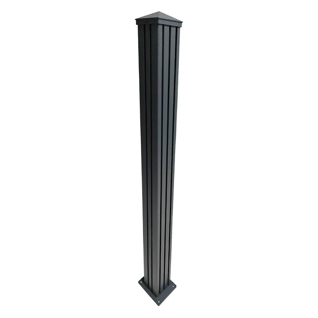 Fixgate Universal Aluminium Torpfosten, H. 210 cm, 2er Set