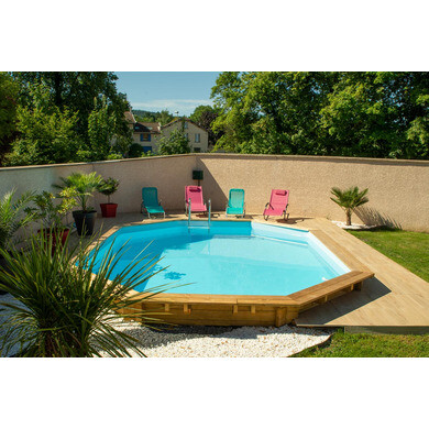 OOGarden - Montage de piscine hors sol octogonale en bois 