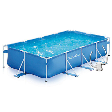 Piscine Tubulaire Hors-Sol 4,57 x 2,13 x 0,84 m FC– Structure Robuste  - 