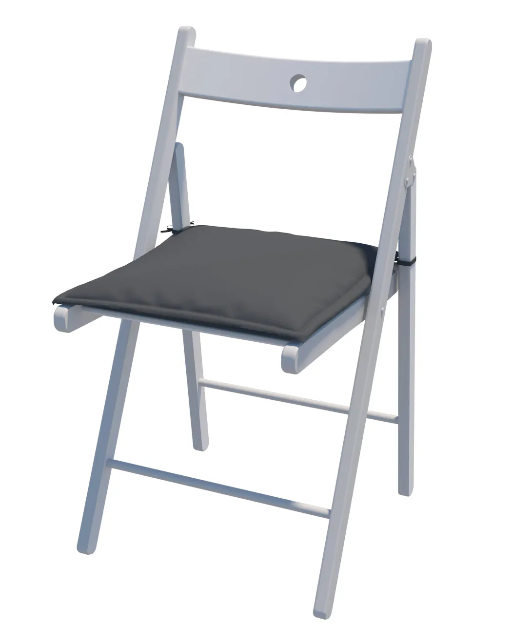 Lot de 2 coussins d'assises Unis et dÃ©houssables 40x40 cm gris