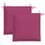Lot de 2 coussins d'assises Unis et déhoussables 40x40 cm framboise - OOGarden