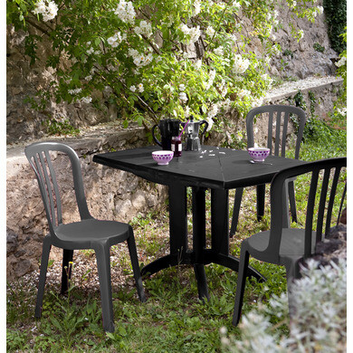 Grosfillex tuintafel Vega PVC 118cm klapbaar wit Grosfillex tuintafel Vega PVC 118cm klapbaar wit
