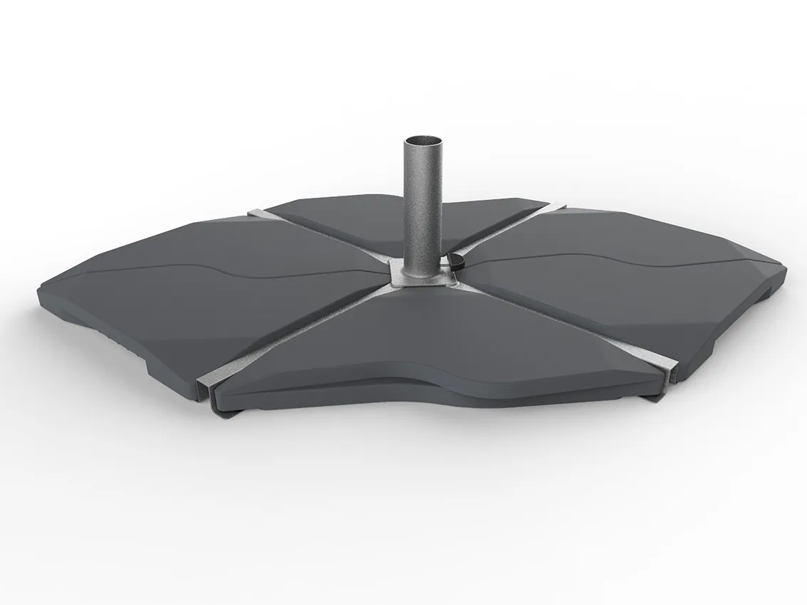 Set aus 6 Betongewichten 12 kg modulierbar