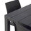 Tuinmeubelset: Julie Dubbele tafel + 10 LOVE grafiet stoelen - OOGarden