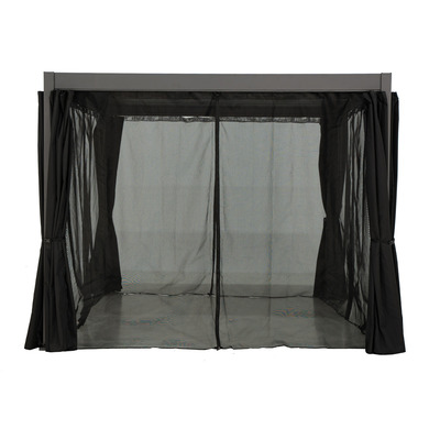03906 Lot 4 Moustiquaires Fenêtre Kit Montage Loquet Rotatif